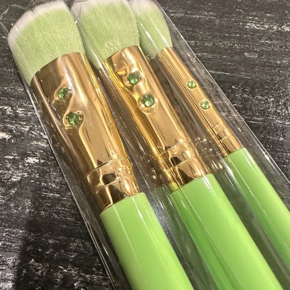 lmissglam 3pcs Green Brush Set